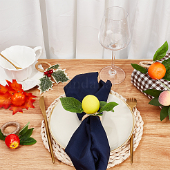 6 шт. 6 деревянных кольца для салфеток DJEW-CA0001-25