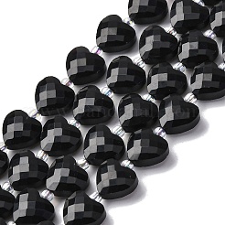 Природные обсидиана бисер нитей G-P570-E20-01