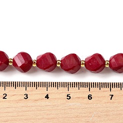 Нити бусин из натурального кварца окрашенные&nbsp;G-U023-A02-07