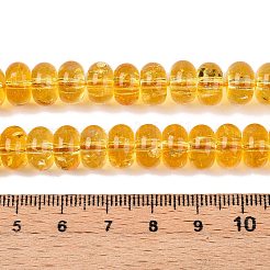 Peinture de cuisson perles de verre transparentes brins&nbsp;DGLA-N005-12A