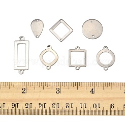 64 шт. 8 стиля геометрических звеньев/соединителей из нержавеющей стали 304&nbsp;STAS-FS0002-02