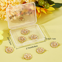 8шт латунные подвески KK-BBC0002-54