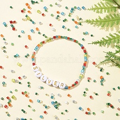 4000 шт. 10 цвета 8/0 стеклянные бусины&nbsp;SEED-YW0002-69