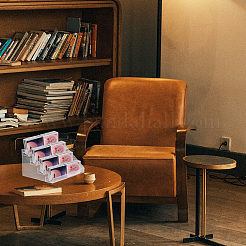 Подставка-органайзер для бутылочек с лаком для ногтей из 4 слоя акрила&nbsp;ODIS-WH0108-015