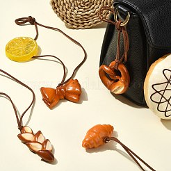 4 шт. 4 стиля подвесные украшения из ПВХ с имитацией хлеба&nbsp;ST-CJ0028-11