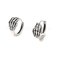 925 серьги из серебра из серебра EJEW-Z133-02AS