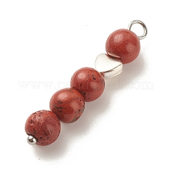 Круглые подвески из смешанных натуральных драгоценных камней&nbsp;PALLOY-JF01511