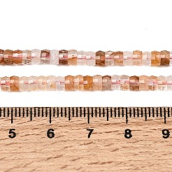 Stränge natürlicher Hämatoidquarz/Eisenquarz-Heishi-Perlen&nbsp;G-A299-A19-01