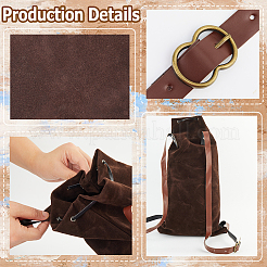 Рюкзаки из флокированного волокна с завязками&nbsp;ABAG-WH20019-02B