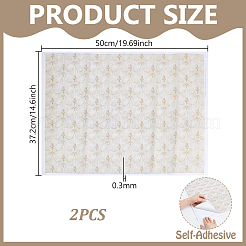 Mini maison de poupée salon chambre papier peint&nbsp;DIY-WH0726-018C