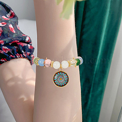 70 шт. 7 стиля латунных бусин&nbsp;KK-BBC0014-09