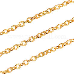 Латунные плоские овальные кабельные цепи&nbsp;CHC-CJ0001-18-NR