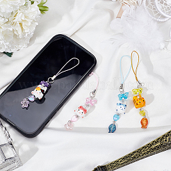 Ремешки для мобильных телефонов из стекла HJEW-DR00028