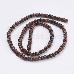Natur Mahagoni Obsidian Perlen Stränge&nbsp;G-K255-20