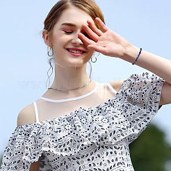 4 нити натуральных содалитовых бусин нити G-NB0004-97