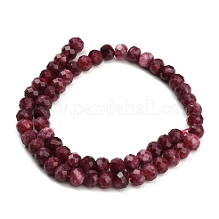 Fili di perle sfaccettate di giada bianca naturale tinta&nbsp;GG-CBAE966-01A-J