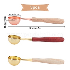 Bâtons de cire en laiton fonte cuillère&nbsp;AJEW-CP0002-42