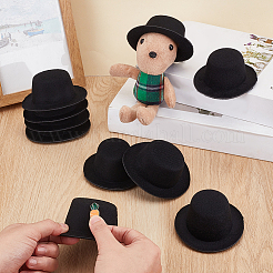 Круглая основа для шляпы-волшебницы из ткани ЭВА для куклы&nbsp;AJEW-WH0455-258B