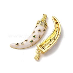 Ottone micro spianare pendenti zirconi&nbsp;KK-F911-28G-02