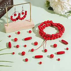 Крашеные натуральные деревянные бусины&nbsp;WOOD-PH0003-12A