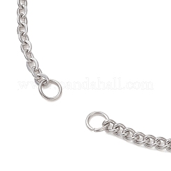 Изготовление браслета-слайдера из витой цепи из нержавеющей стали 304&nbsp;AJEW-JB01509-02