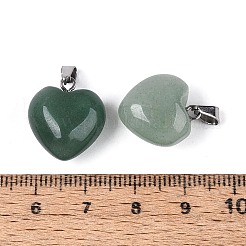 Pendentifs en aventurine vert naturel&nbsp;G-T143-49I