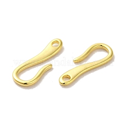 真鍮のピアスフック  24KGP本金メッキ  15.5x5.5x1mm  穴：1.5mm  ピン：1mm&nbsp;FIND-Z039-23G