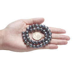 Нити из натурального культивированного пресноводного жемчуга&nbsp;LS-PEAR-R012-01