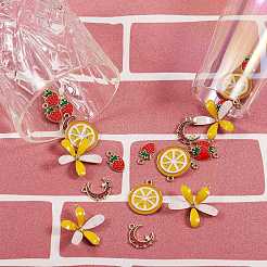 Подвески из эмали и сплава ENAM-SZ0001-17G