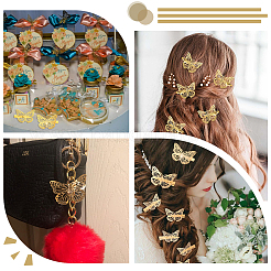 12 шт. 2 стиля железные заколки для волос из кожи аллигатора для женщин и девочек&nbsp;PHAR-SP0001-28A