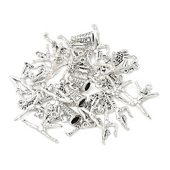 30 шт. 6 стиля подвески из сплава на тему черлидинга&nbsp;FIND-FP0001-34