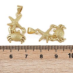 Messing Anhänger & Charms&nbsp;X-KK-I358-057G-01