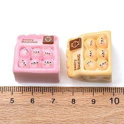 Lebensmittel-Cabochons aus undurchsichtigem Kunstharz&nbsp;CRES-A064-02