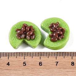 Cabochon decodensati in resina opaca imitazione cibo&nbsp;CRES-I032-02F
