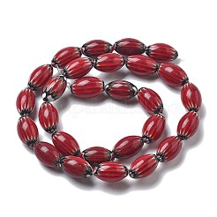 Ручной работы millefiori стеклянные бусины нитки&nbsp;LAMP-F035-13C-01