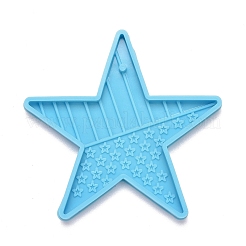 Звезда с подвеской в виде флага США силиконовые Молды&nbsp;LS-DIY-M034-27