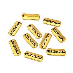 Tibetano rettangolo della lega di stile di parola protetta pendenti&nbsp;LS-TIBEP-Q043-059AG-RS