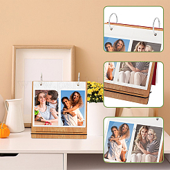 3 Zoll rechteckiger Holzeinband für Sammelalbum&nbsp;DIY-WH0349-306A