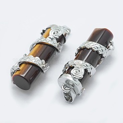 Природных тигровый глаз подвески&nbsp;X-G-O163-E18