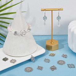 20 шт. 10 стиля подвесок-соединителей из нержавеющей стали FIND-SC0004-70