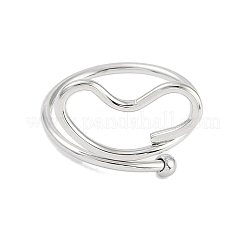 Кольцо-манжета в форме сердца из нержавеющей стали 304&nbsp;RJEW-C097-05P