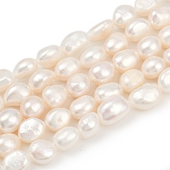 Нити из натурального культивированного пресноводного жемчуга PEAR-P064-20N-01A