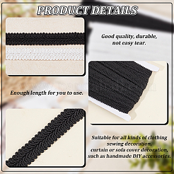 2 карточка 2-х цветная отделка из полиэстерового плетеного кружева OCOR-FG0001-96