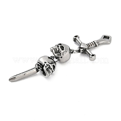 Большие подвески из хирургической нержавеющей стали 316 STAS-G349-11AS