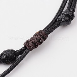 Массивные колье с нагрудником из вулканического камня NJEW-O092-03