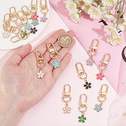 Подвесные украшения из сплава эмали HJEW-PHE00002