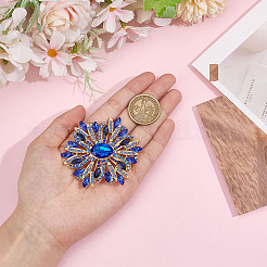 1 шт. броши из сплава со стразами JEWB-MA0001-01B