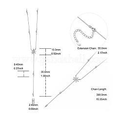 Ожерелья с подвеской из серебра 925 пробы с родиевым покрытием JN828A