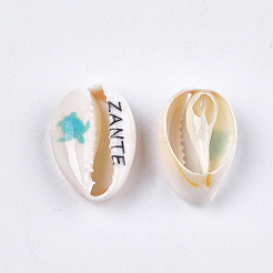 Набивные бусины из раковин каури SHEL-S276-12A