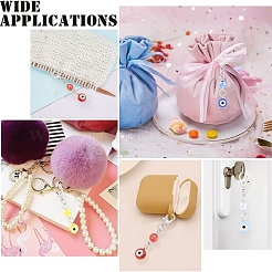 20 шт. 10-цветный акриловый кулон от сглаза&nbsp;HJEW-YW00202